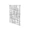 20" X 20" Black Metal Abstract Overlapping Sticks Home Wall Décor